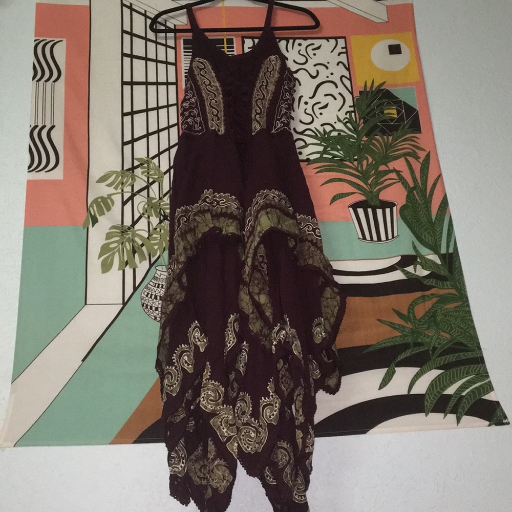 Boho Hippie Renaissance Layered Dress